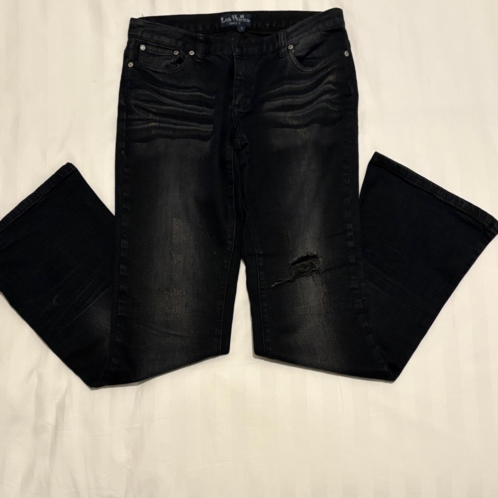 Elegant Black Bootcut Jeans for Women